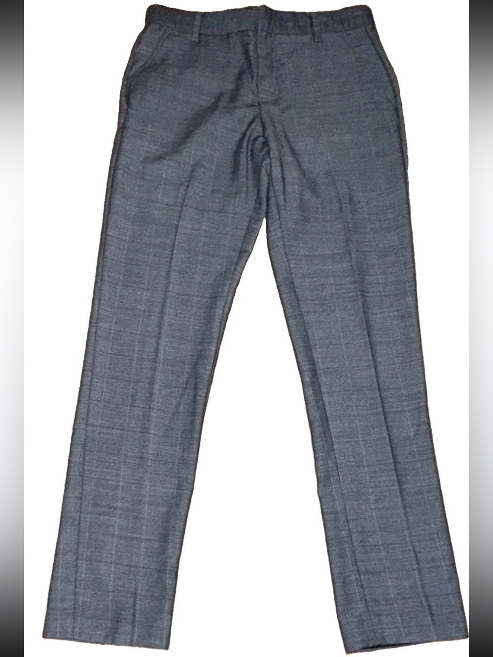 Adidas adiPURE Premium Golf Pants Mens 32 Plaid Grey Check Trousers DZ7082